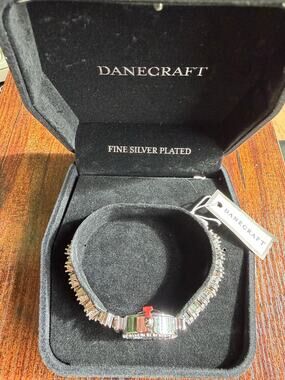 Danecraft Women's Fine Silver-Plated Analog Watch